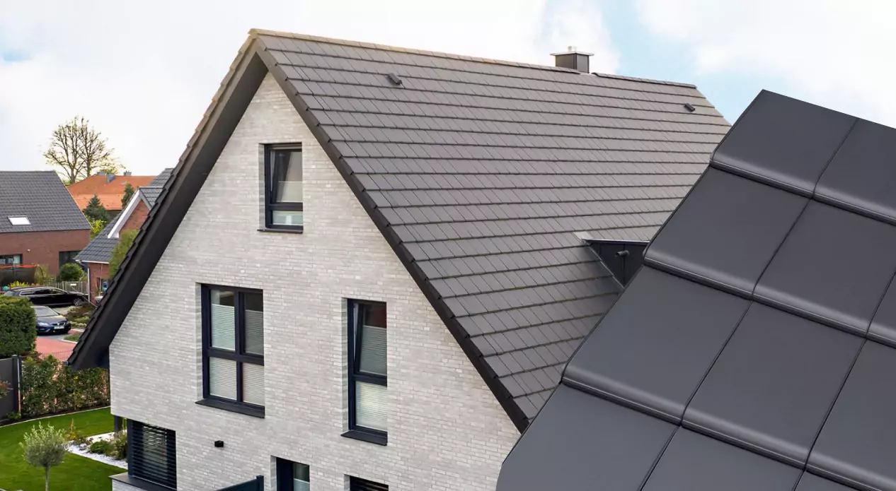 tigla acoperis BERGAMO anthrazit Roben  