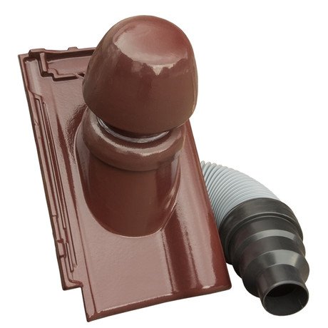 Țigla de ventilație Piemont cu ieșire pentru coșul de fum